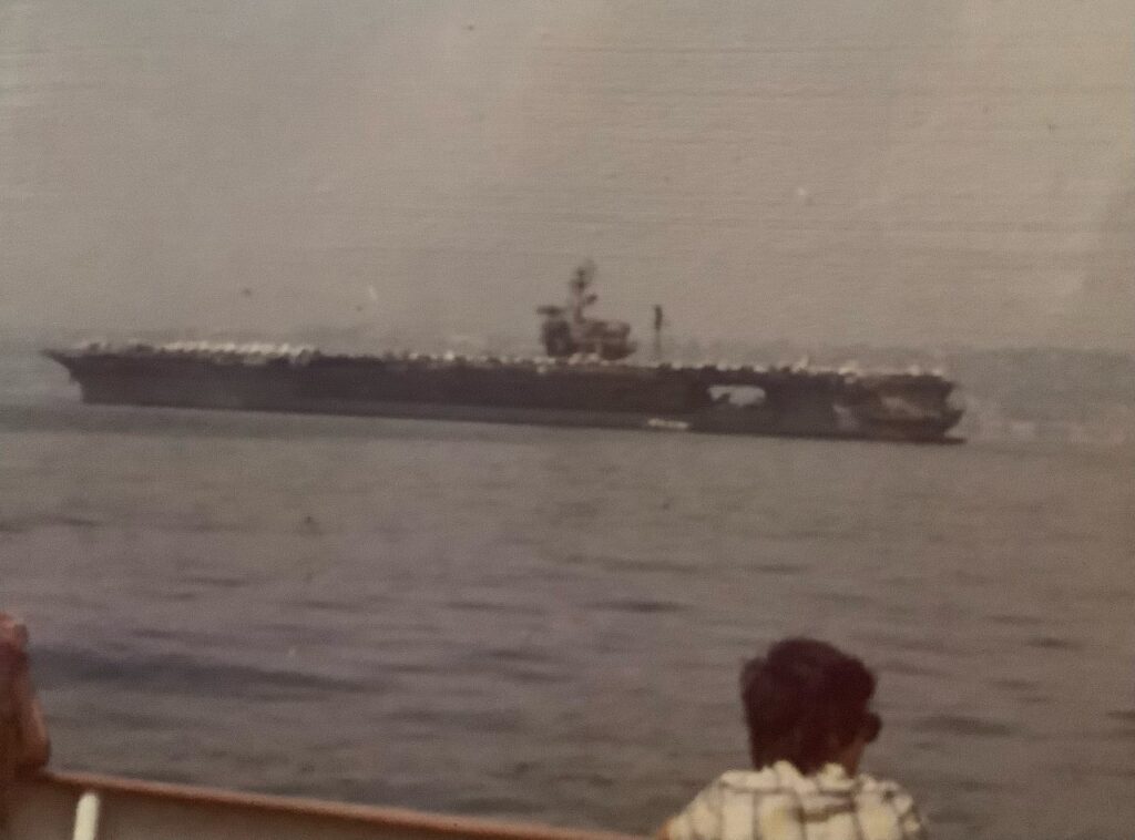 JFK off of Naples 1975