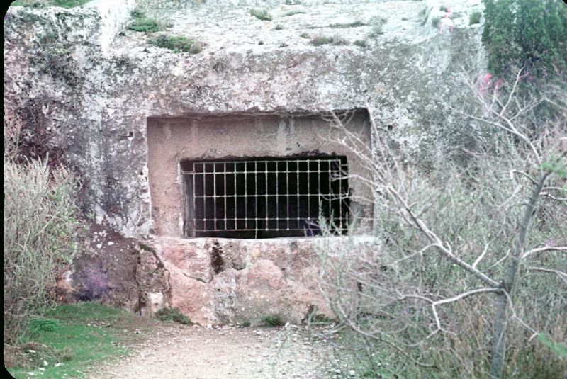 Socrates cell across from Parthenon 1969